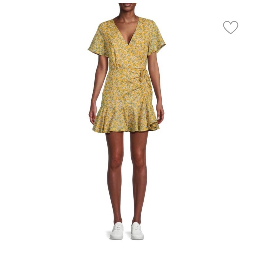 BNWT Steve Madden yellow flower dress
